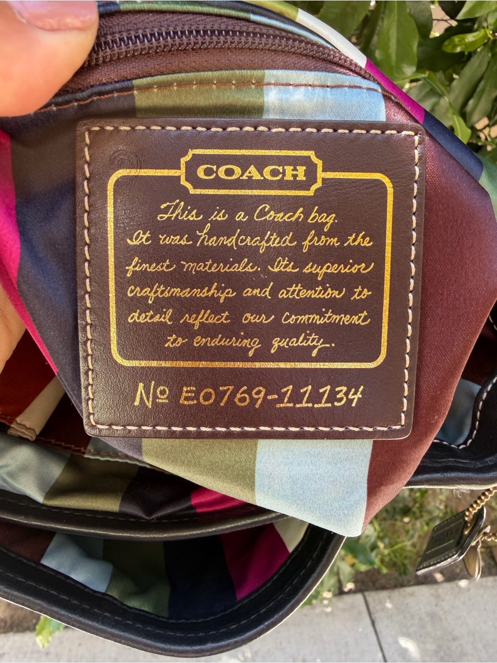 Coach Legacy 65th Anniversary vachetta Leather Turnlock Shoulder Bag - Picture 8 of 8